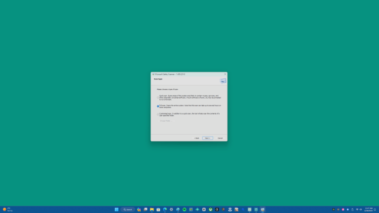 microsoft safety scanner