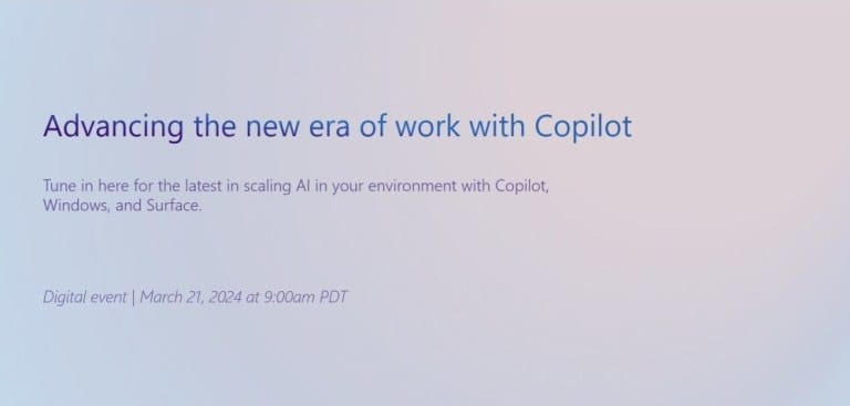 microsoft march 21 event