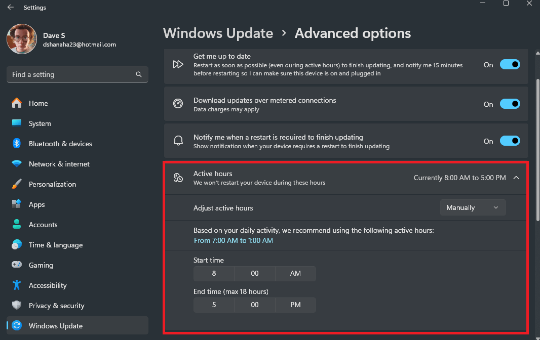 Active Hours in Windows 11: How to accurately configure them right now