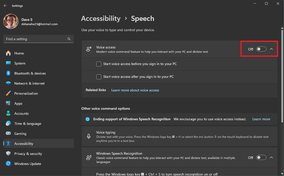 How to set up Voice Access in Windows 11 now that Windows Speech Recognition is ending support