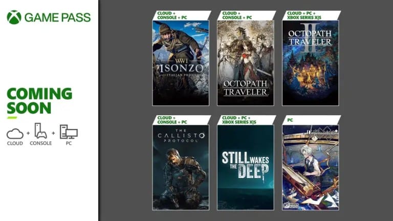 Xbox Game Pass, June 2024, Octopath Traveler II, The Callisto Protocol, Still Wakes the Deep, new games
