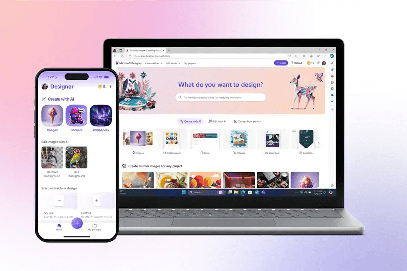 Microsoft's Designer redefines mobile design with new AI-powered app now available for iOS and Android