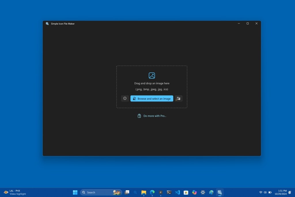 Create stunning icons effortlessly with Simple Icon File Maker for Windows 11