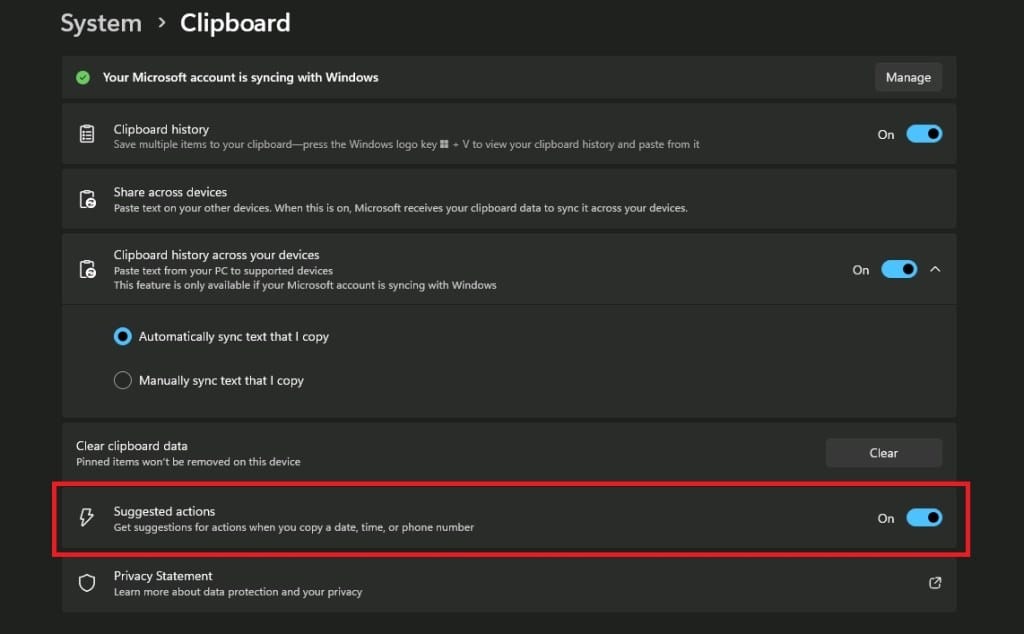 Microsoft bids adieu to Suggested actions: A tearful farewell to yet another "revolutionary" Windows 11 feature that is now dead