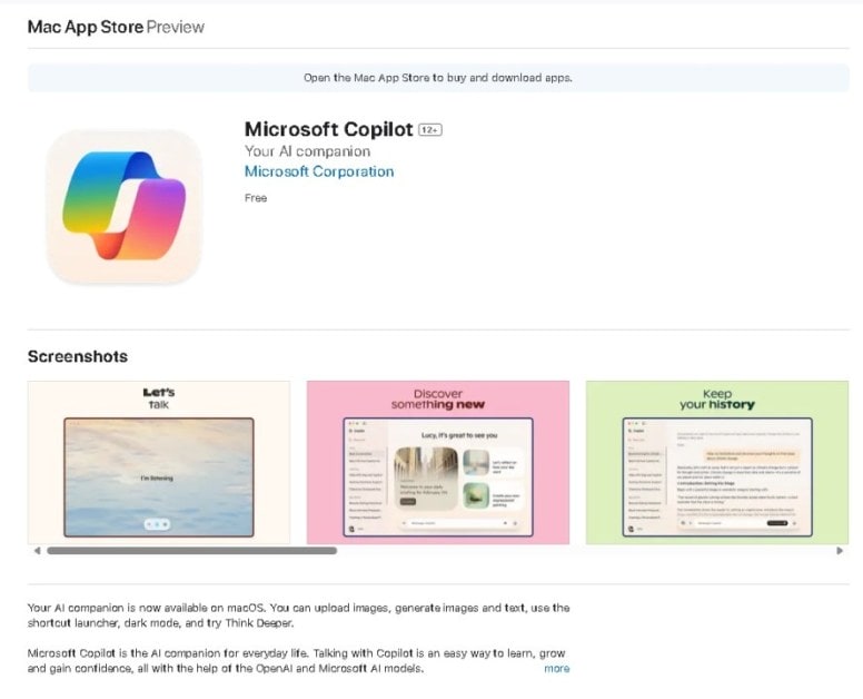 Microsoft Copilot app arrives on macOS: AI assistant now available for Mac users
