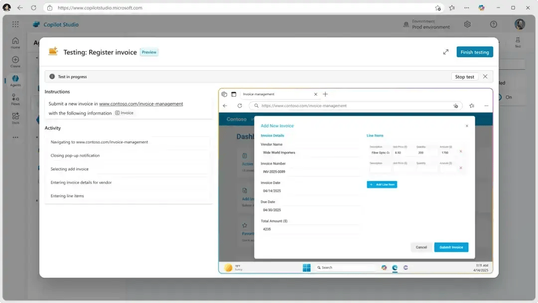 Microsoft Copilot Studio Reveals "Computer Use" for Next-Generation UI Automation