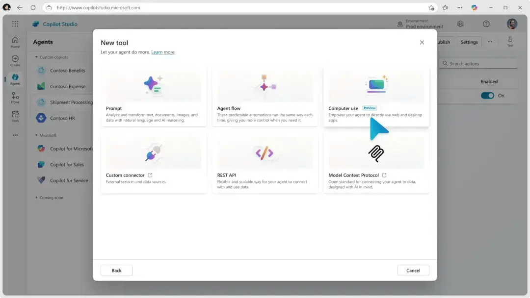 Microsoft Copilot Studio Reveals "Computer Use" for Next-Generation UI Automation