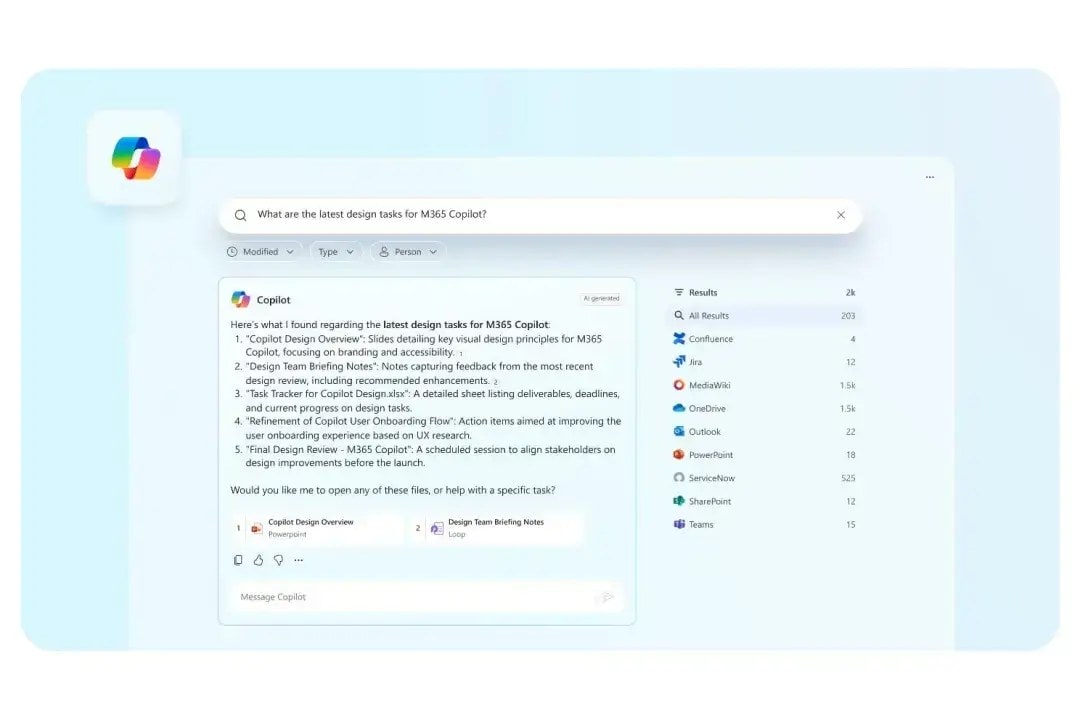 Microsoft 365 Copilot App Introduces New Advanced Search, AI-Powered Image Features, and Collaborative Notebooks