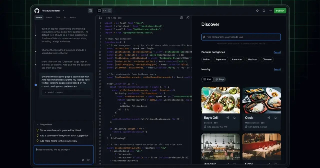 GitHub Spark Public Preview Is Here: Copilot Pro+ Subscribers Can Now Build Full-Stack Apps with Natural Language
