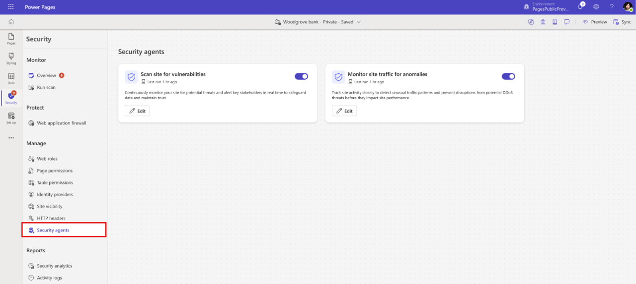 Introducing Security Agent in Power Pages: AI-Powered Website Protection Now in Public Preview