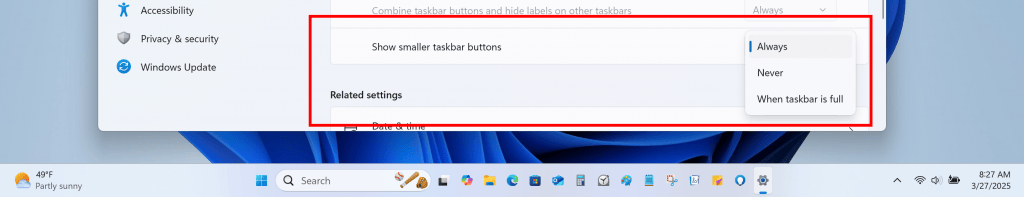 Windows 11 Insider Preview Build 27898: Taskbar Icon Scaling, Quick Machine Recovery, and More Transform the User Experience