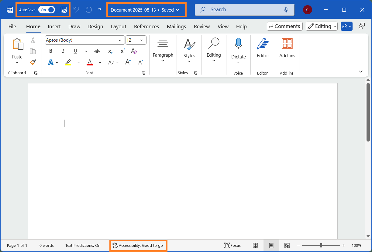 Microsoft 365 Update: Word for Windows Introduces Automatic Cloud Saving for New Documents