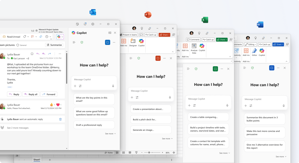 Microsoft 365 Copilot Chat Launches Across Office Apps: Unified AI Assistance Now in Word, Excel, PowerPoint, Outlook, and OneNote