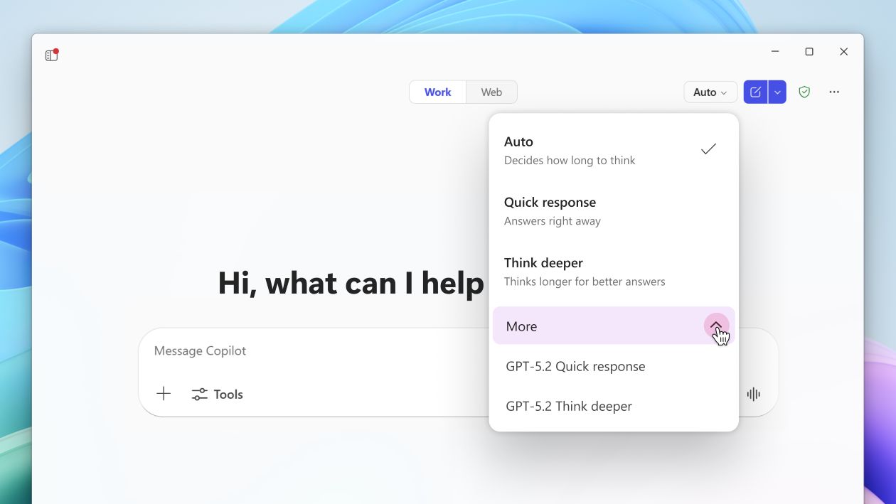 How to Access GPT‑5.2 in Microsoft 365 Copilot Chat (Quick Response vs Think Deeper)