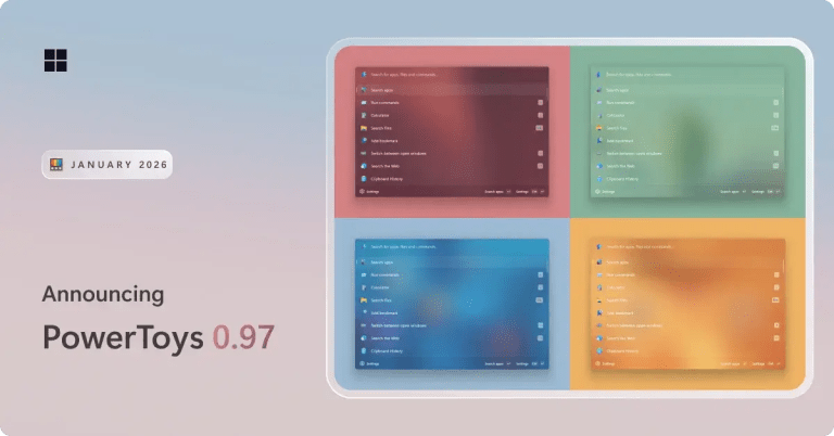 PowerToys 0.97 launches with impressive Command Palette revamp and new CursorWrap mouse utility