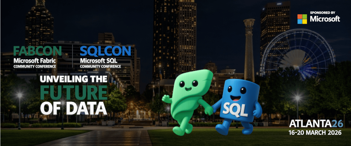 ANNOUNCING SQLCON 2026 BETTER TOGETHER WITH FABCON visual data 3