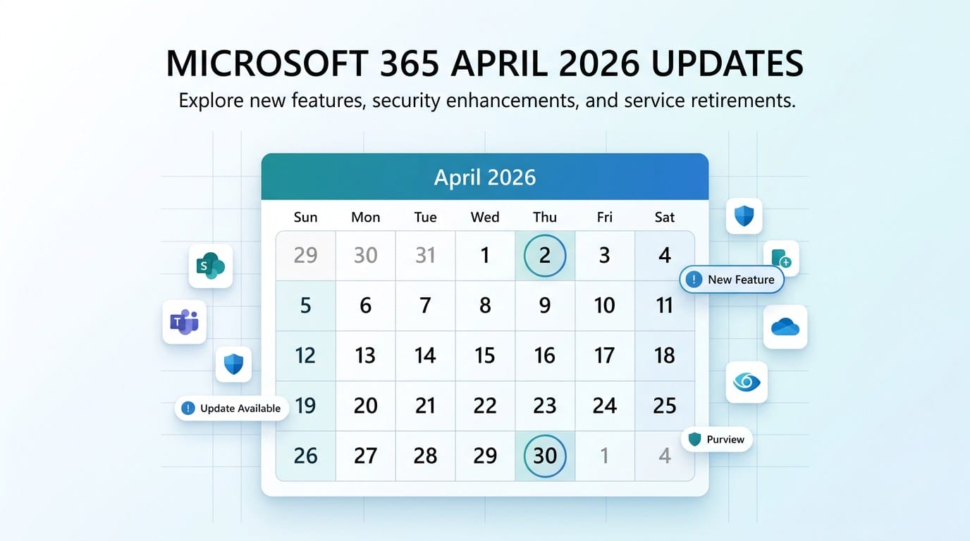 Microsoft 365 April 2026: Important Retirements, Security Tightening, and Copilot Upgrades Admins Must Act On
