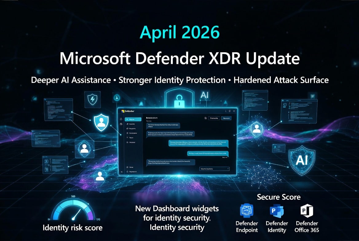 Microsoft Defender XDR April 2026 Update Supercharges SOCs with Copilot Chat, Identity Risk Scoring, and New Threat Defenses