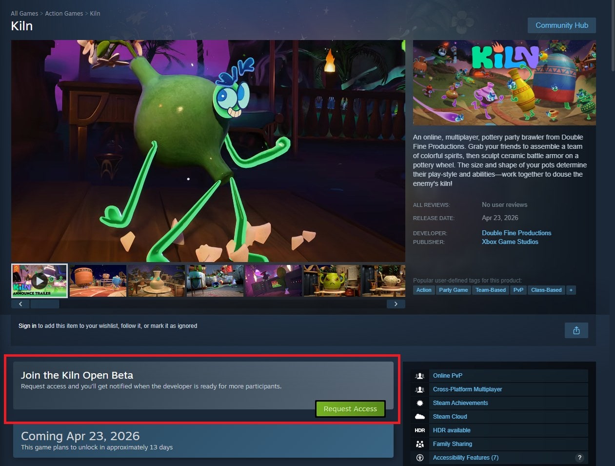 Kiln Open Beta Throwdown Now Live as Double Fine’s Pottery Brawler Nears Launch